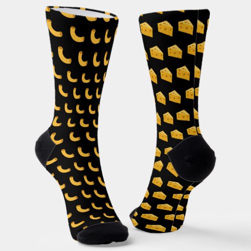 Mismatched Macaroni and Cheese Socks