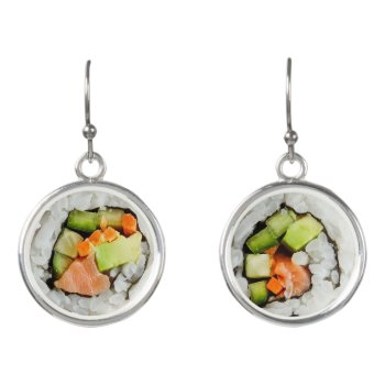 Mismatched Sushi Earrings by SharonCullars at Zazzle