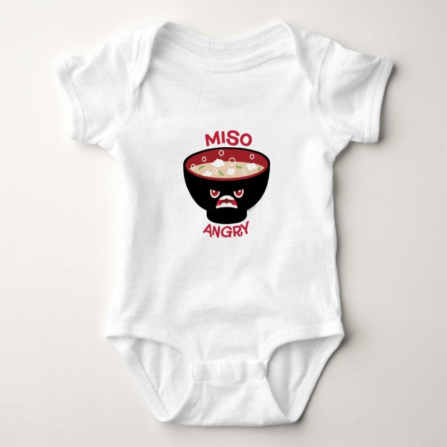 Miso Angry Baby Bodysuit (Front)
