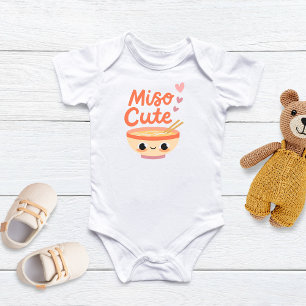 Miso Cute Baby , Adorable Ramen-Themed Baby Gift,  Bodysuit