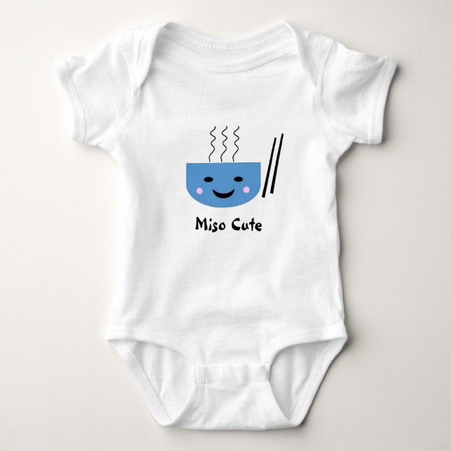 Miso Cute Baby Bodysuit (Front)