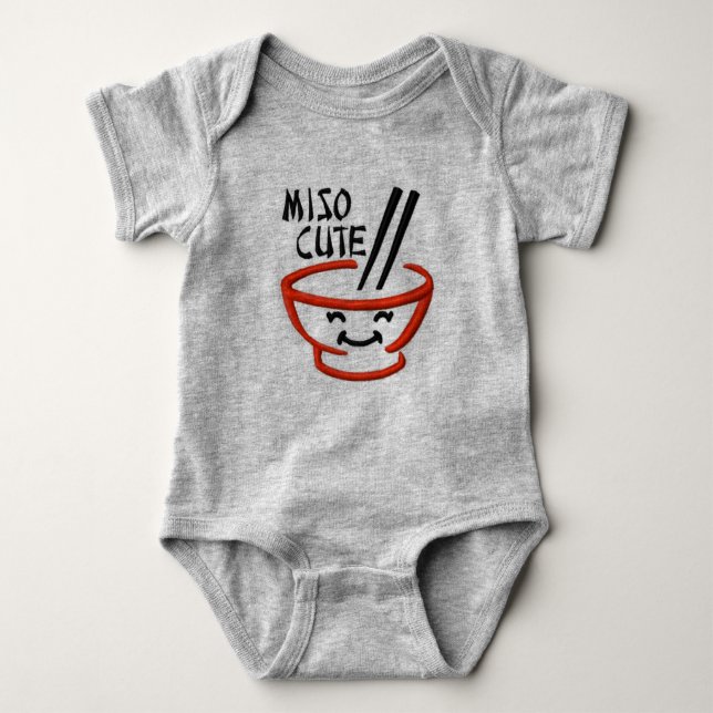 Miso Cute Baby Bodysuit (Front)