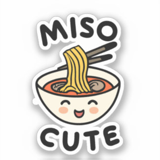 Miso Cute Soup Lover Sticker