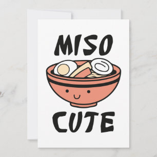 Miso Cute Thank You Card