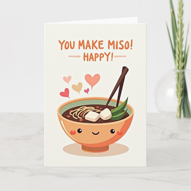 Miso Happy Love Card (Front)