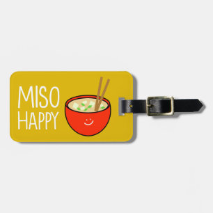 Miso Happy Luggage Tag