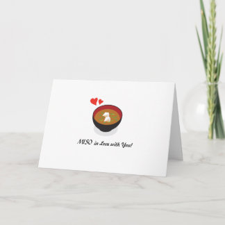 MISO in Love with You! Folded Greeting Card