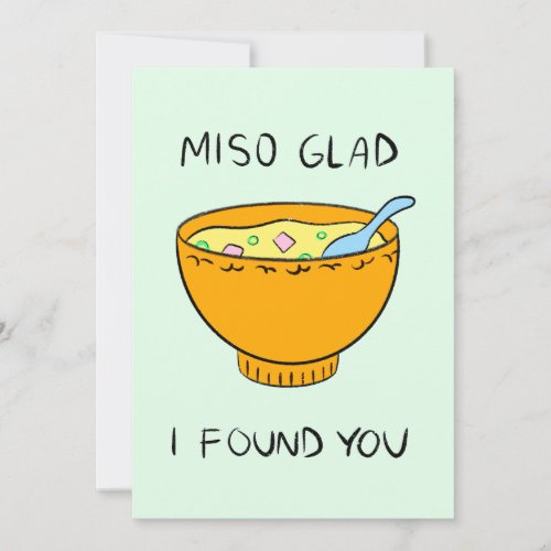 Miso Love Holiday Card