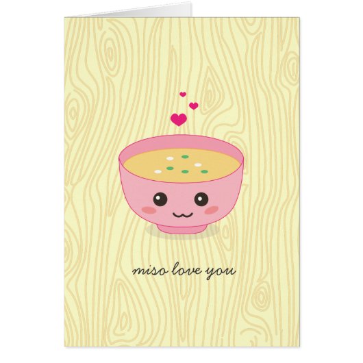Miso Love You Card (Front)