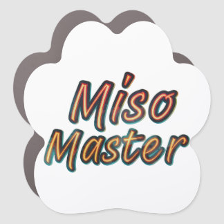 Miso Master Car Magnet