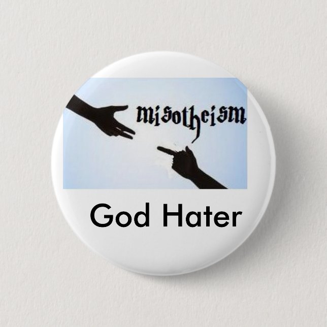 Misotheism Button (Front)