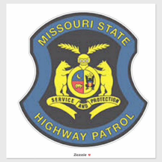MISOURI STATE HIGHWAY PATROL STICKER (Sheet)