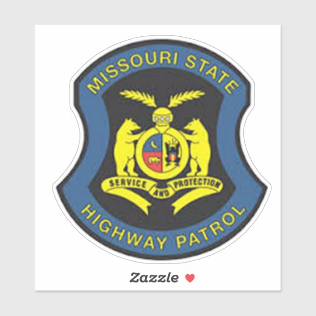 MISOURI STATE HIGHWAY PATROL STICKER (Sheet)