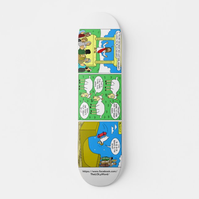 Misplaced Mongo Mutton Skate deck (Front)
