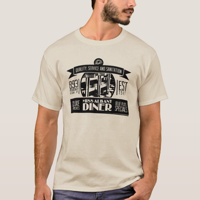 Miss Albany Diner Retro-Vintage T-shirt | Zazzle.com
