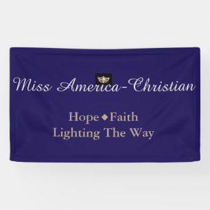Miss America-Christian type Custom Banner