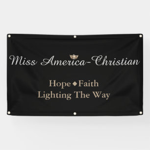 Miss America-Christian type Custom Banner