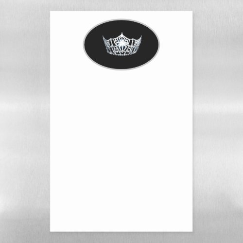 Miss America Crown Dry Erase Sheet