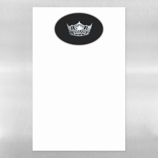 Miss America Crown Dry Erase Sheet (Vertical)