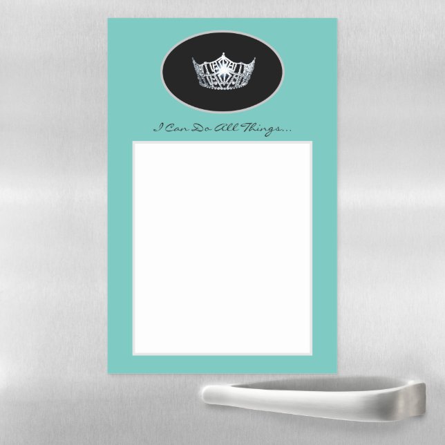 Miss America Crown Dry Erase Sheet-I Can Do All Magnetic Dry Erase Sheet (In Situ)
