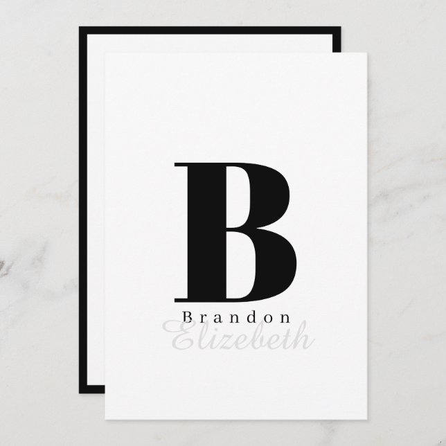 Miss America Crown Flat Note Cards-Sky Black (Front/Back)