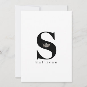 Miss America Crown Flat Note Cards-Sky Blue Card