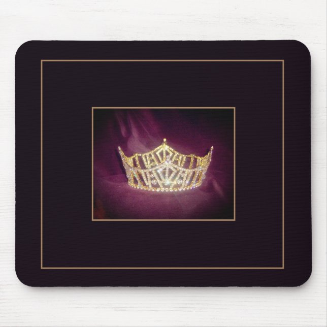 Miss America Crown Mouse Pad (Front)