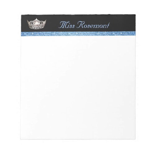 Miss America Crown Notepad