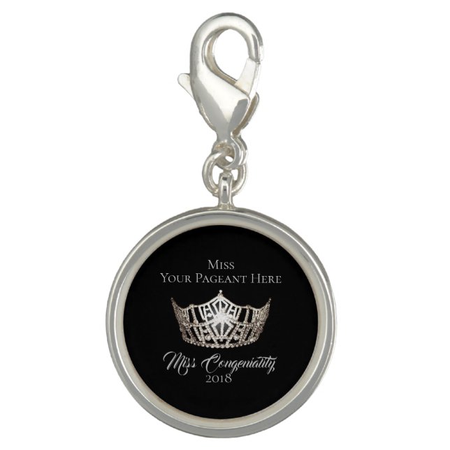 Miss America Crown SP Charm-Miss Congeniality Charm (Front)