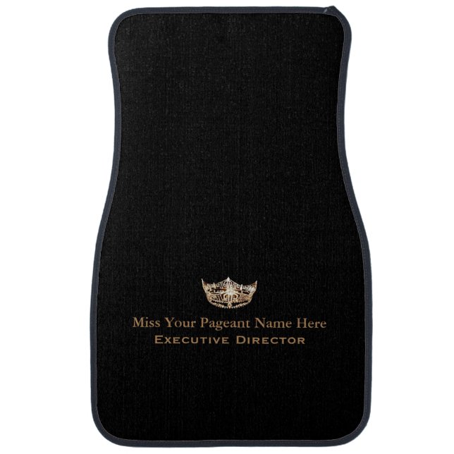 Miss America Custom Name Car Mat (Front)