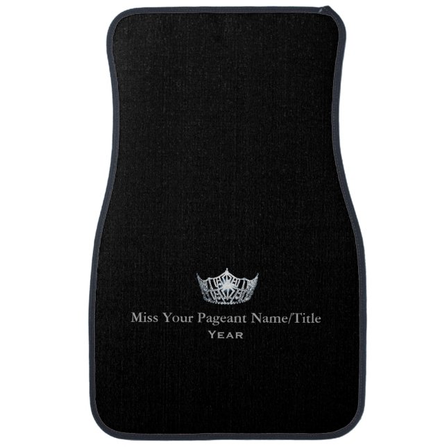 Miss America Custom Name & Year Car Mat (Front)