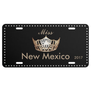 Miss America Gold Crown License Plate