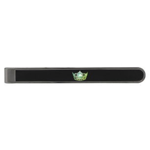 Miss America Green Crown Classic Tie Bar