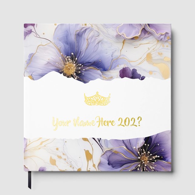 Miss. America Like Crown Foil Scrapbook  (Front)