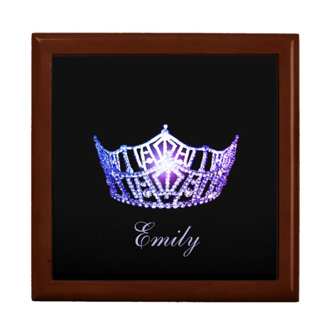 Miss America LVNDR Crown Personal Name Jewerly Box (Front)