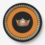 Miss America Orange Crown 9" Paper Plates