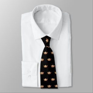 Miss America Orange Crown Men's Tie