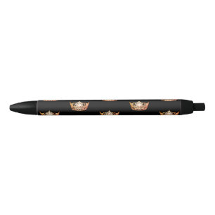 Miss America Orange Crowns Custom Ink Pen
