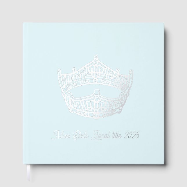 Miss America Pageant Crown Foil Scrapbook Foil  (Front)