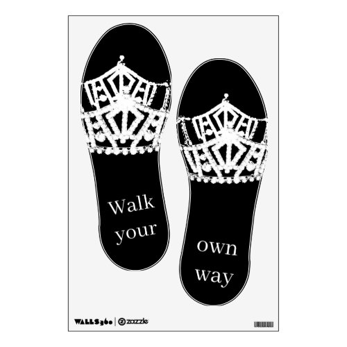 Miss America Pageant Crown Wall Decals_Sandals Wall Decal