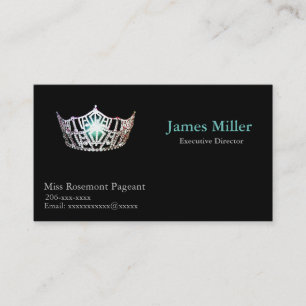 Miss America Personalized Pageant Business Card