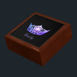 Miss America PURPL Crown Personal Name Jewerly Box<br><div class="desc">Shown here in Oak wood, this lovely jewelry/trinket box has a Black Background with a print of a gleaming Purple crown in center along with formatted text ready for you to personalize with you name, date or any text you prefer. Shown in the Large sized box. Choose between Small and...</div>