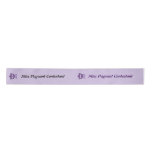Miss America Purple Crown Satin Ribbon