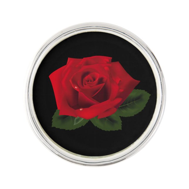 Miss America Red Rose Festival Lapel Pin (Front)