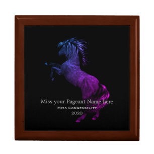 Miss America Rodeo Stallion Awards Jewelry Box