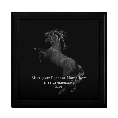 Miss America Rodeo Stallion Awards Jewelry Box