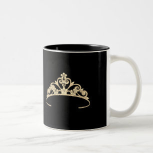 Miss America Rodeo style Gold Pageant Crown Mug