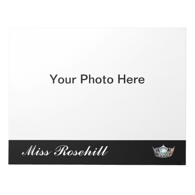 Miss America Silver Crown Autograph Pad (Front)