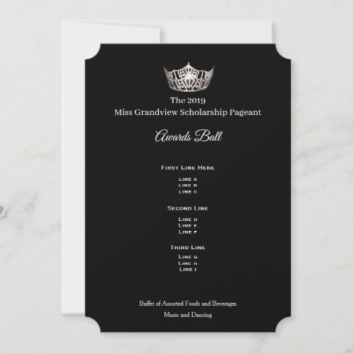 Miss America Silver Crown Awards Ball Program