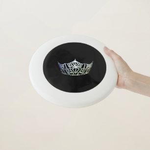 Miss America Silver Crown Custom Frisbee